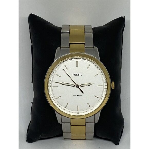 Fossil Minimalist 3H FS5359 Men's Stainless Steel Analog Dial Quartz Watch WO173 - Picture 3 of 12
